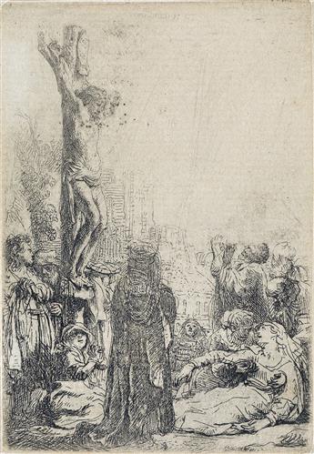 REMBRANDT VAN RIJN Christ and the Woman of Samaria among Ruins.